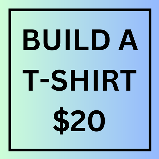 BUILD YOUR OWN T-SHIRT ON TIK TOK LIVE!