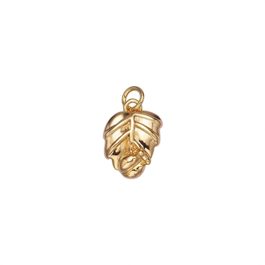 14K Gold Filled Mini Palm Leaf Pendant/Charm