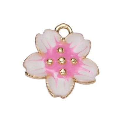 14K Gold Filled Cherry Blossom Mini Charm