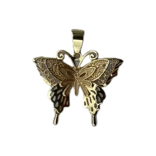 14K Gold Filled Butterfly Pendant