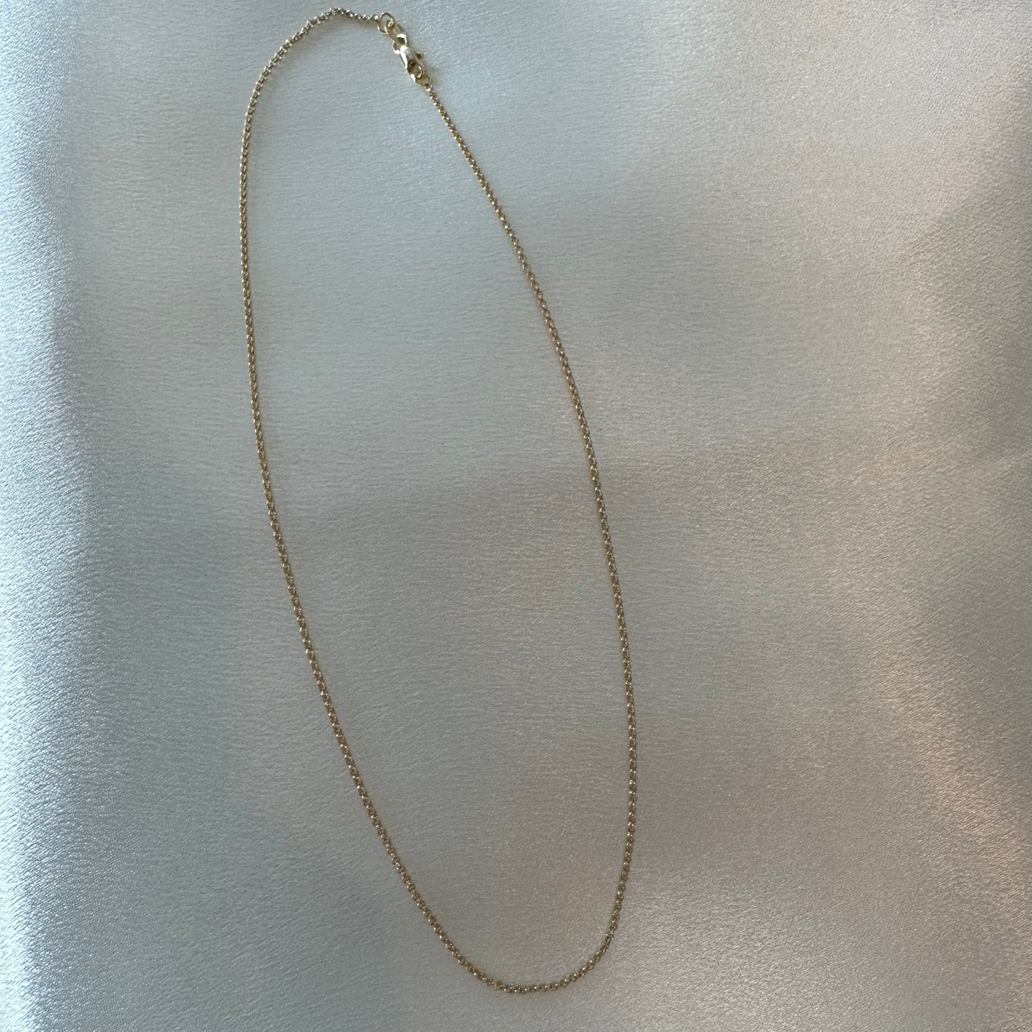 18k Gold Filled Rolo Chain