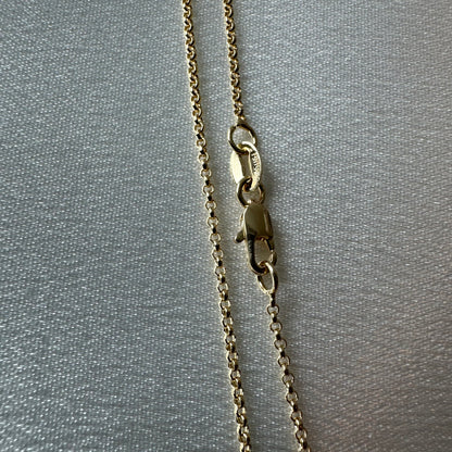 18k Gold Filled Rolo Chain